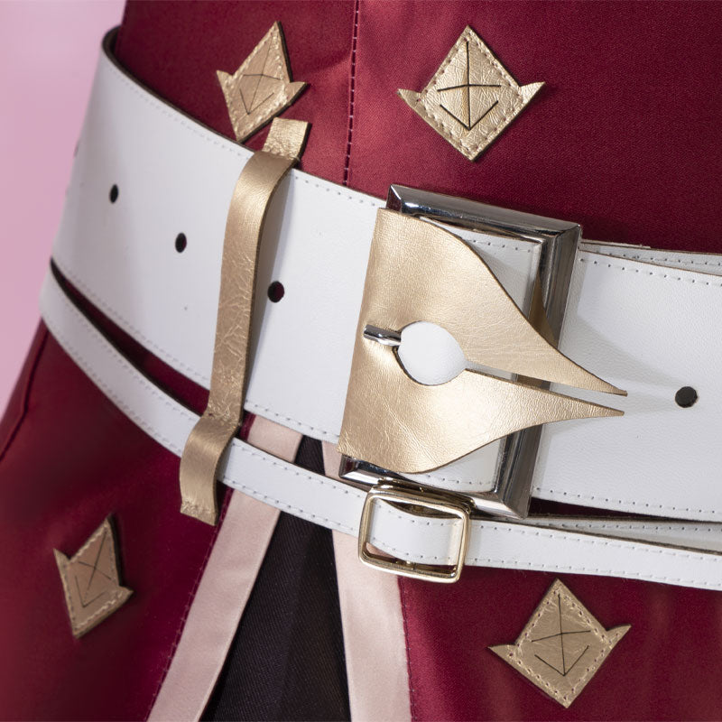 Game Genshin Impact Charlotte Cosplay Costumes With Hat
