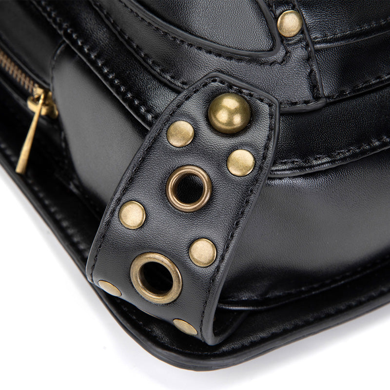 Steampunk Retro Single Shoulder Crossbody Motorcycle Waist Bag Cosplay Props