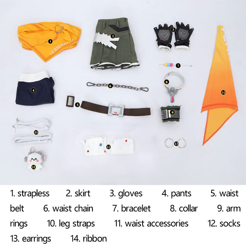 Overwatch 2 X LE SSERAFIM FEARLESS Mercy Cosplay Costumes