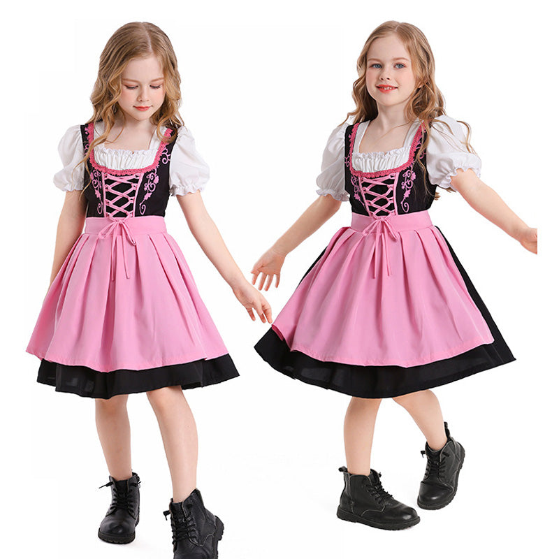 Medieval Farm Beer Festival Kids Halloween Dress Cosplay Costumes