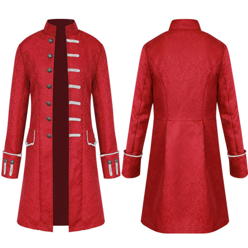 Adult Men's Medieval Suit Halloween Vintage Victorian Outfit Cosplay Costume