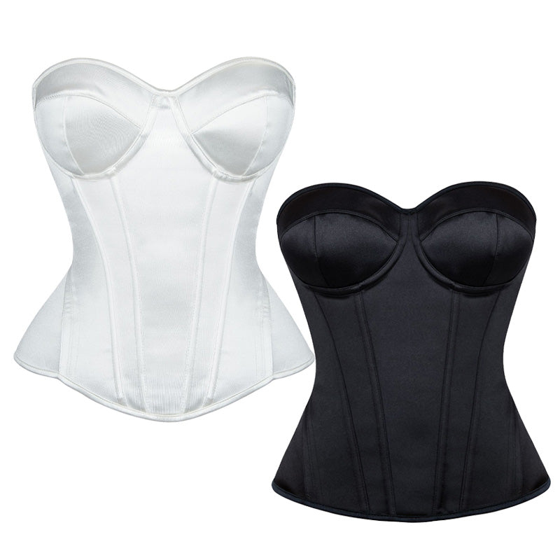 Court-style Simple and Elegant Invisible Elongated Tummy-control Corset Cosplay Costumes