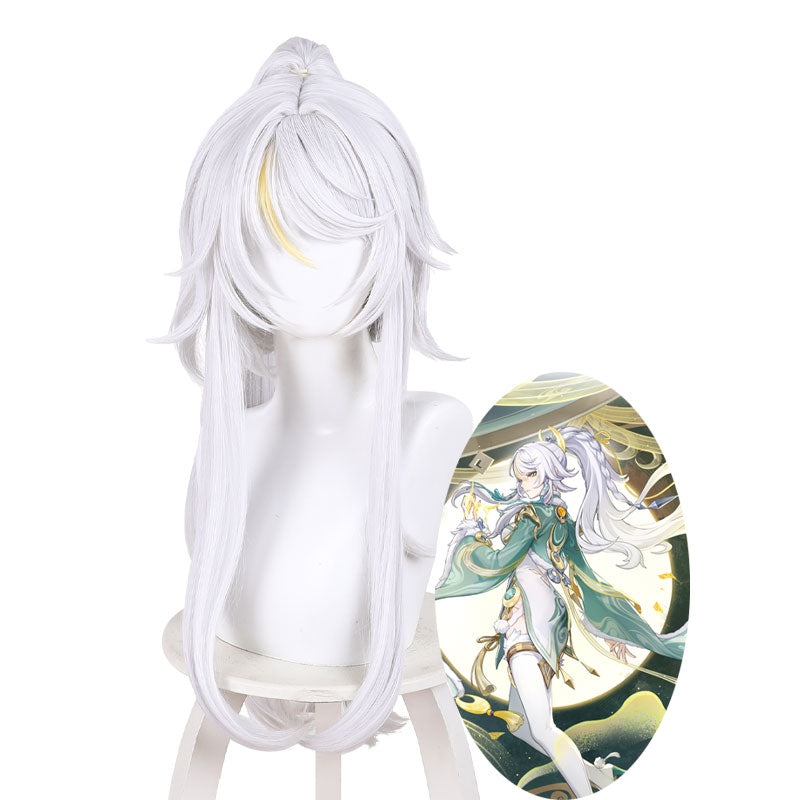 Genshin Impact Zibai Cosplay Wigs