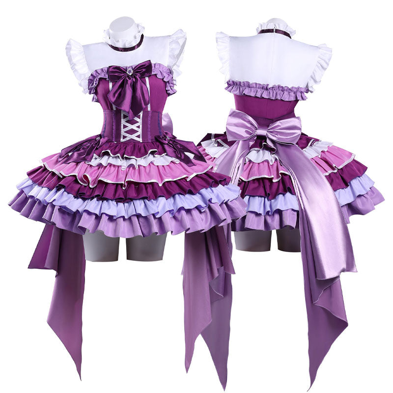 Puella Magi Madoka Magica Homura Akemi Stage Outfit Cosplay Costumes