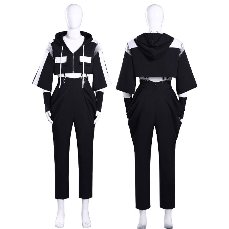 Tamon's B-Side Natsuki Ishibashi Black Vest Uniform Cosplay Costume