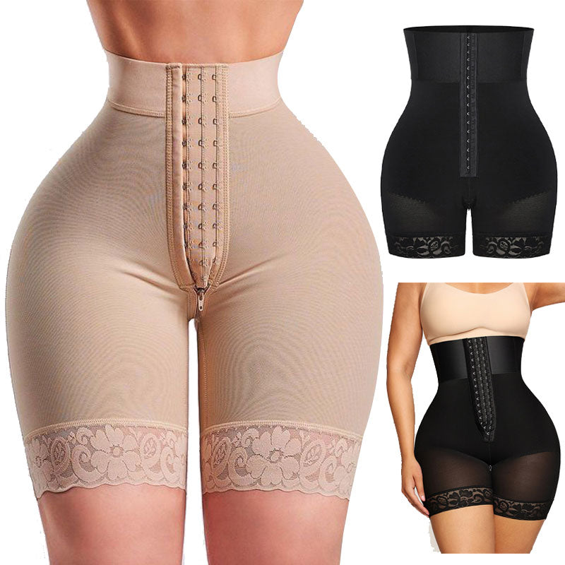 Plus Size Shapewear Faja Body Shaper Tummy Control Shapewear Fajas Colombianas Moldeadoras Butt Lifting Shorts