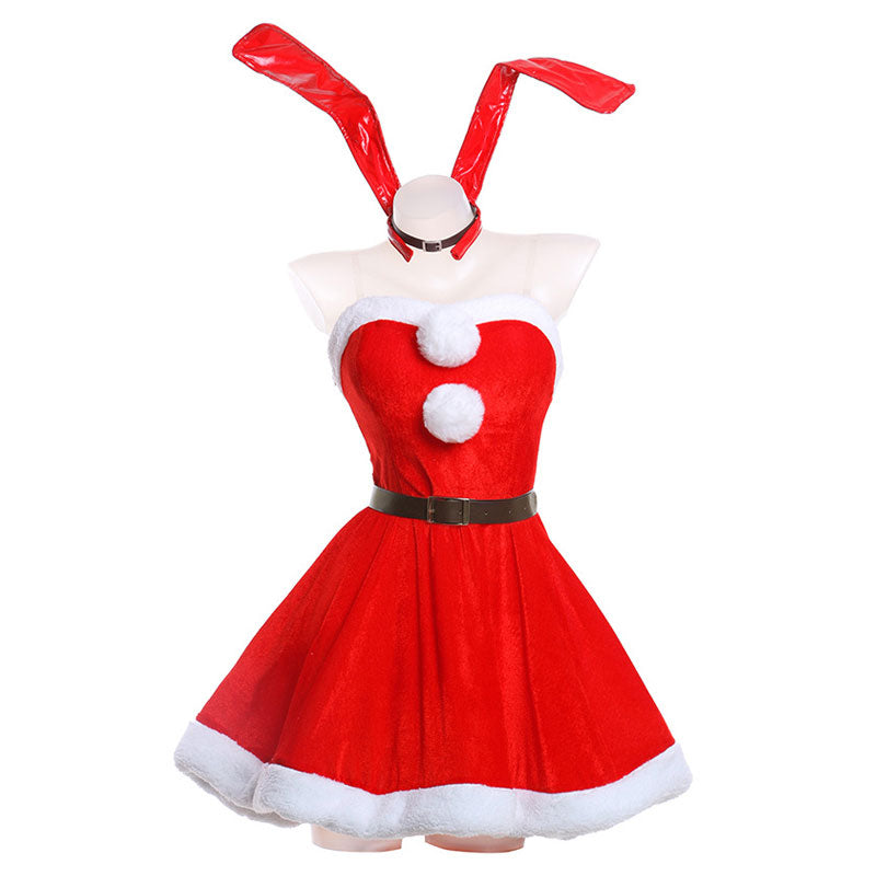 Anime Rascal Does Not Dream of Bunny Girl Senpai Mai Sakurajima Bunny Girl Christmas Cosplay Costumes
