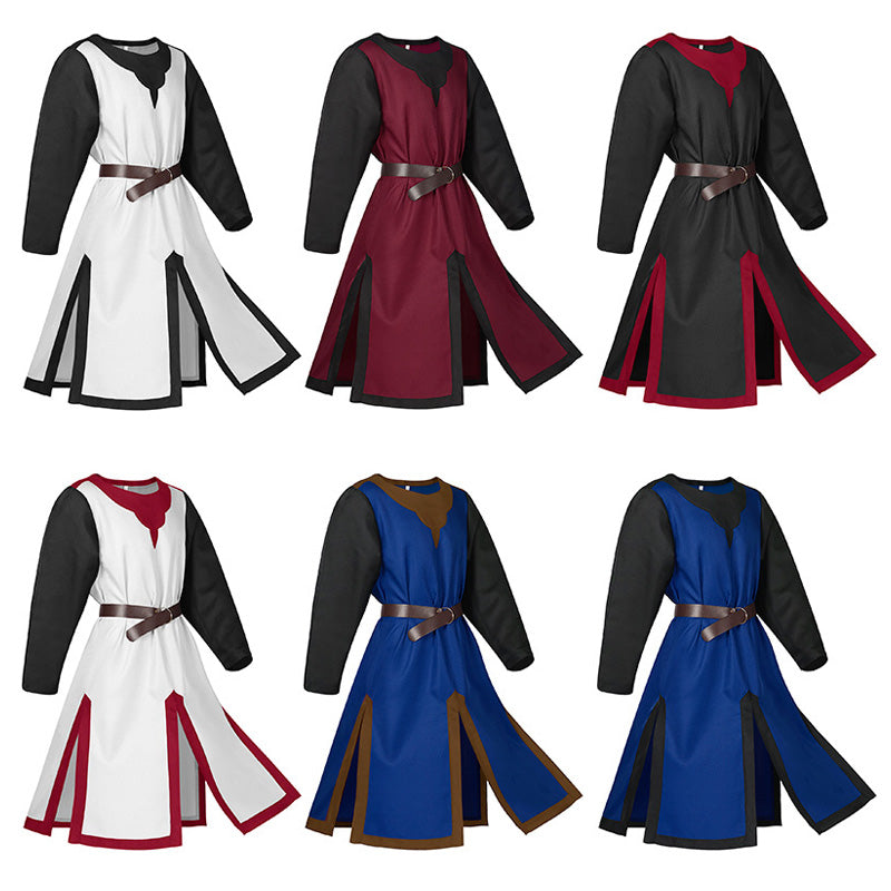 European Renaissance Templar Pirates Corset Cosplay Costumes