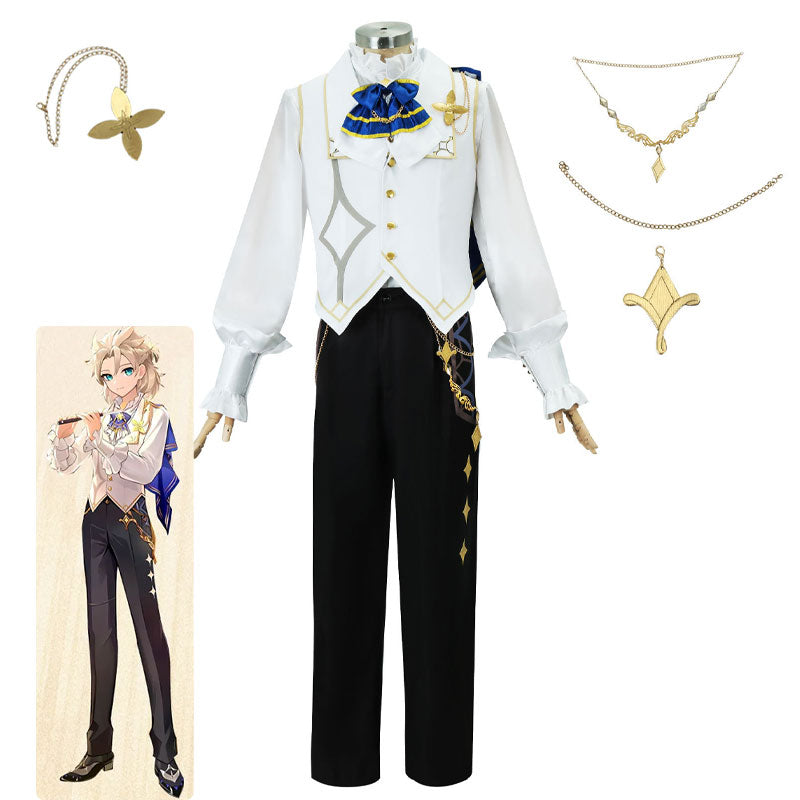 Genshin Impact Concert Albedo Cosplay Costumes