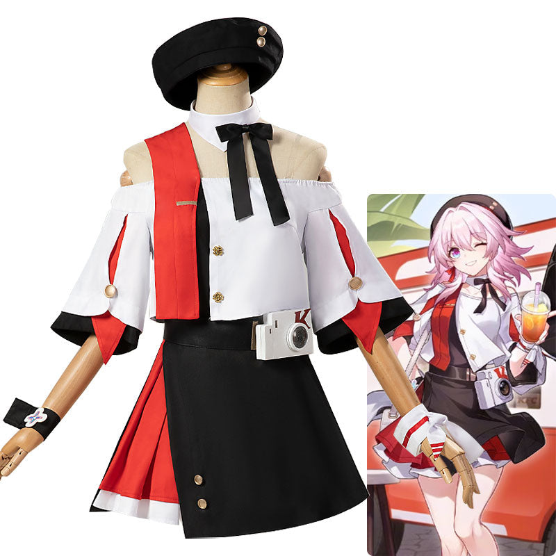Honkai: Star Rail KFC March 7th Cosplay Costumes