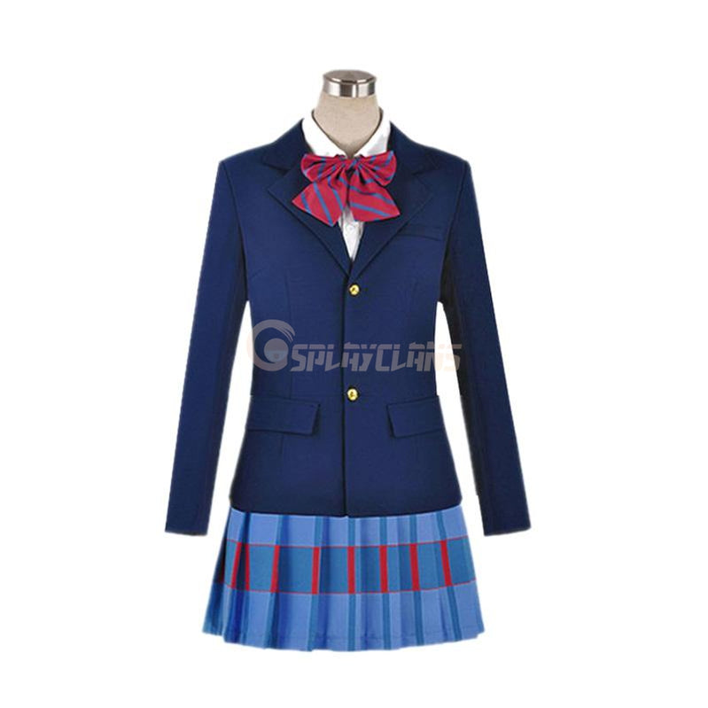 Anime LoveLive! Kousaka Honoka School Uniform Cosplay Costume