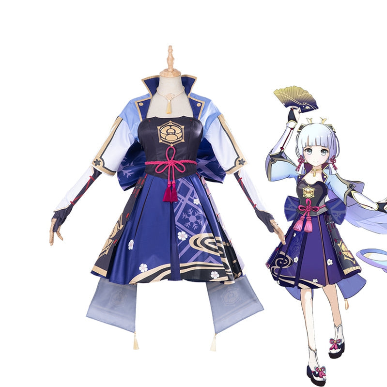Game Genshin Impact Kamisato Ayaka Fullset Cosplay Costumes
