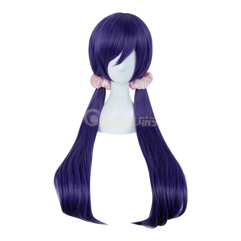 Anime LoveLive! Tojo Nozomi Long Dark Purple Cosplay Wigs