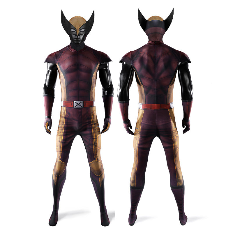 Deadpool 3 Wolverine and Deadpool Wolverine Brown Battle Suit Cosplay Costumes