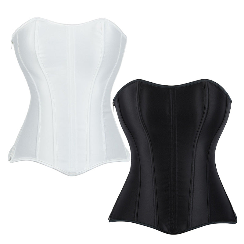 Satin Fabric Body Shaping Waist-Slimming Court-Styling Top Cosplay Costumes