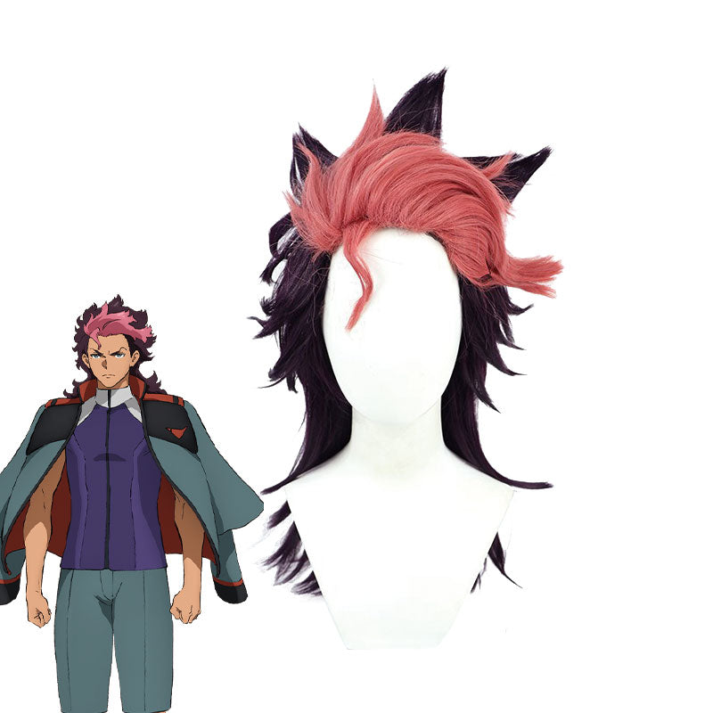 Mobile Suit Gundam: The Witch from Mercury Guel Jeturk Cosplay Wigs