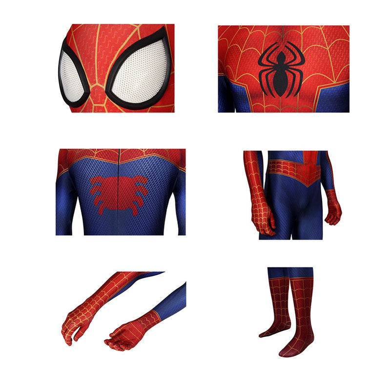 Spider-Man: Into the Spider-Vers Peter Parker Spiderman Jumpsuit Cosplay Costume