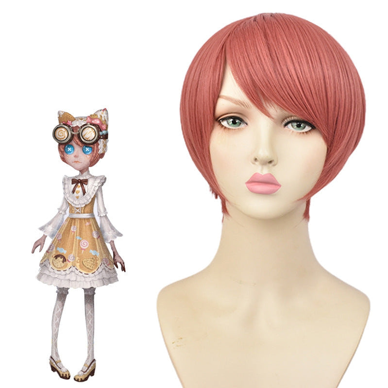 Game Identity V Tracy Reznik Mechanic Candy Girl Short Cosplay Wigs