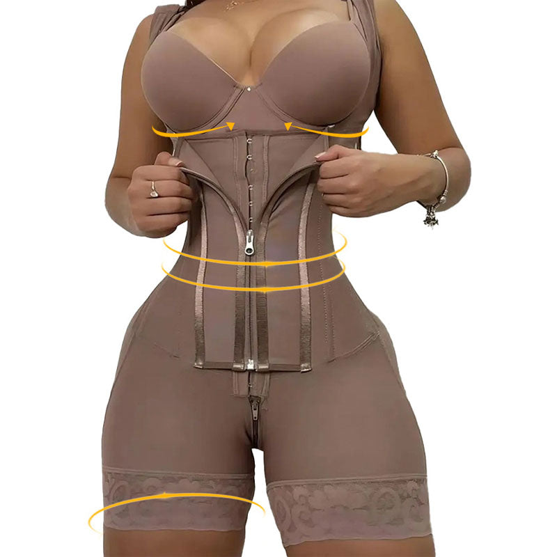 Shapewear Bodysuit for Women Tummy Control Fajas Colombianas Waist Trainer Butt Lifter Thigh Slimmer Full Body Shaper