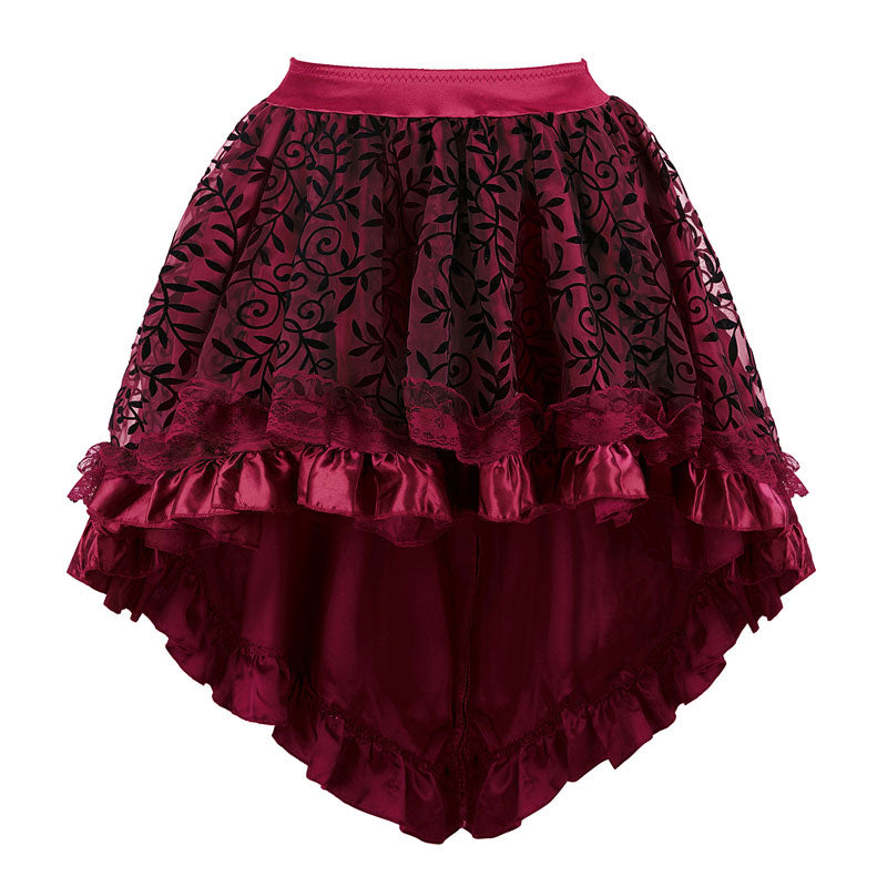 Tulle Skirts for Women Midi Long Tutu Court Ball Umbrella Skirt Mesh Layered Waist Halloween Skirts