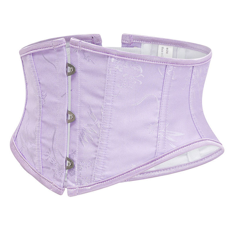 Womens Waist Trainer Cincher Heavy Duty Steel Boned Underbust Waspie Corset