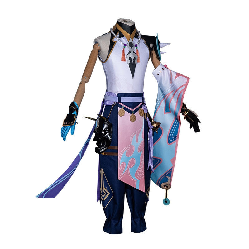 Game Genshin Impact Xiao Fullset Cosplay Costumes