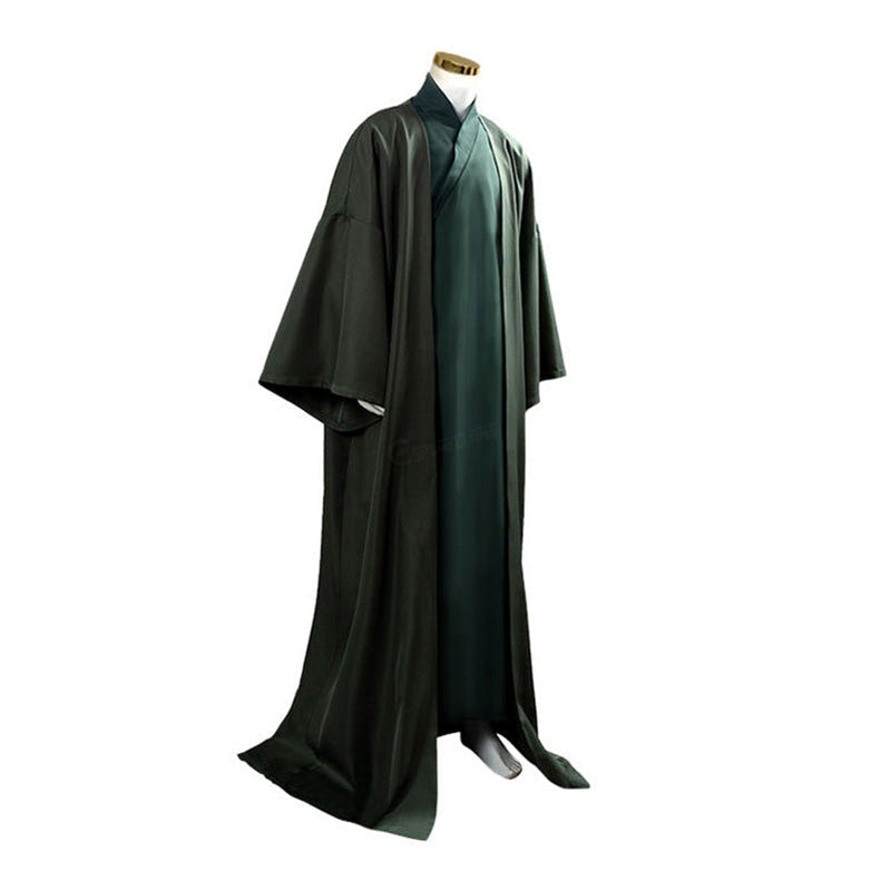 Halloween Costume Movie Men's Green Cape Long Party Uniform Cloak Cosplay Costumes