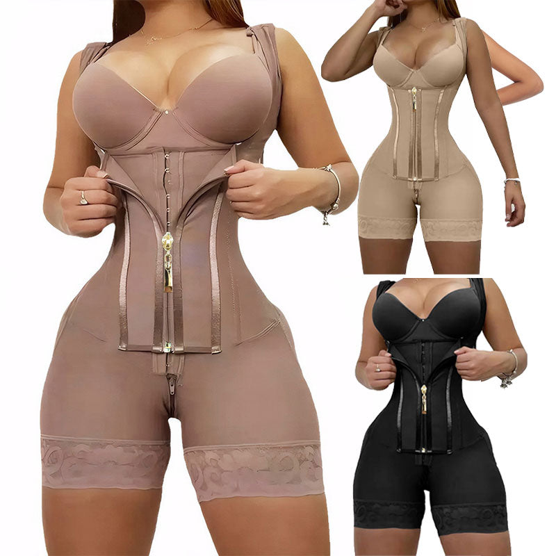 Shapewear Bodysuit for Women Tummy Control Fajas Colombianas Waist Trainer Butt Lifter Thigh Slimmer Full Body Shaper