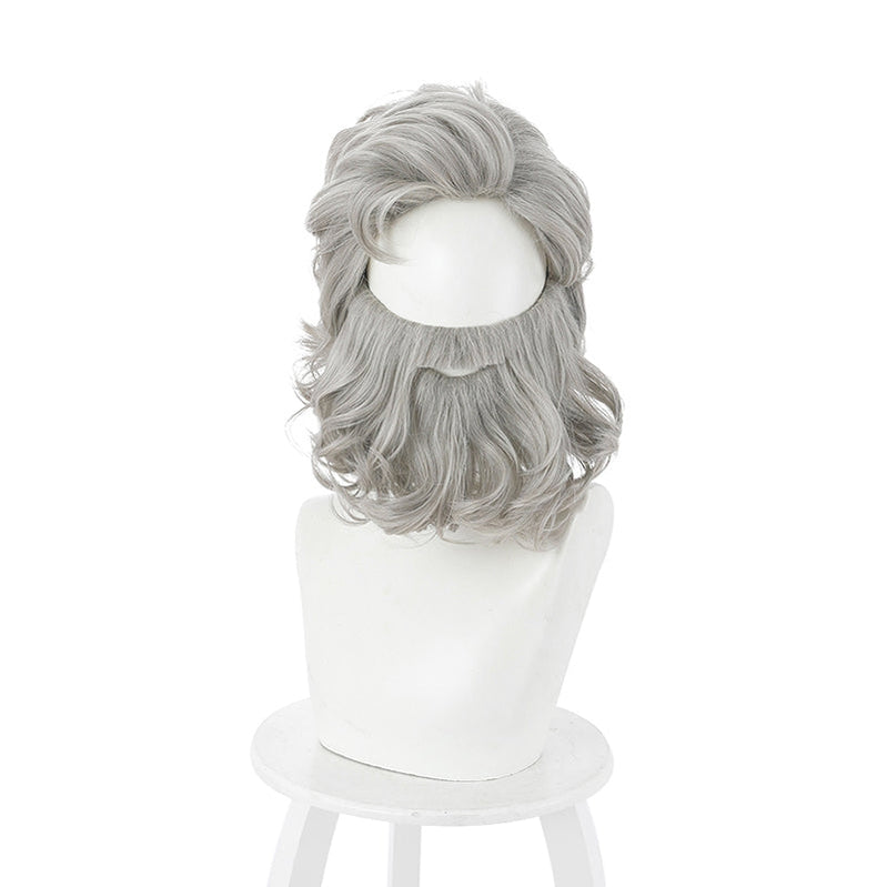 Movie The Christmas Chronicles 2 Santa Claus Silver Cosplay Beard and Wigs