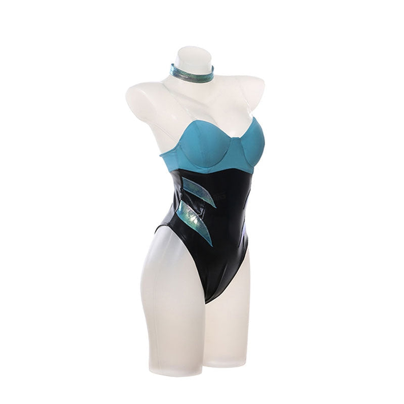 LOL KDA ALL OUT Akali Bunnysuit Cosplay Costumes