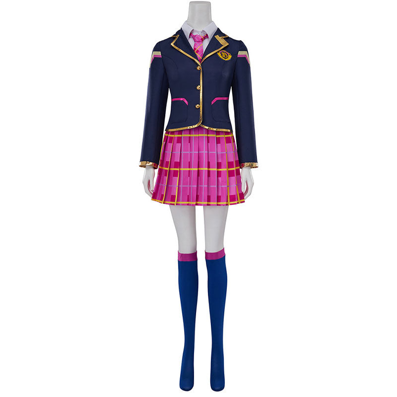 Overwatch DVa Hana Song Academy Skin Cosplay Costumes