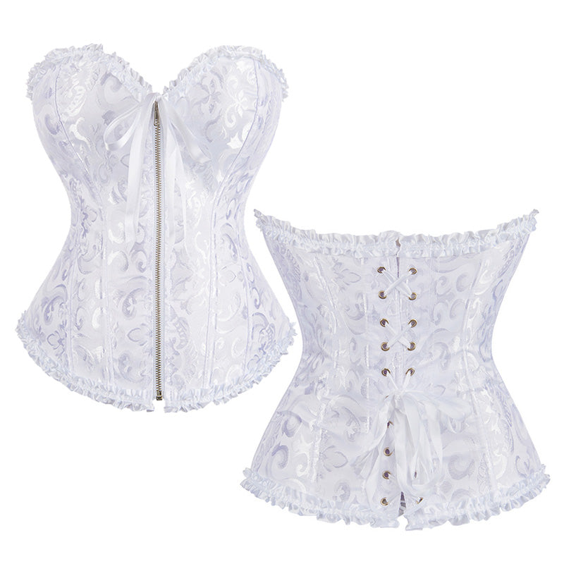 Court-styletro Z Reipper Jacquard Bustier Waist-cinching Corset Cosplay Costumes
