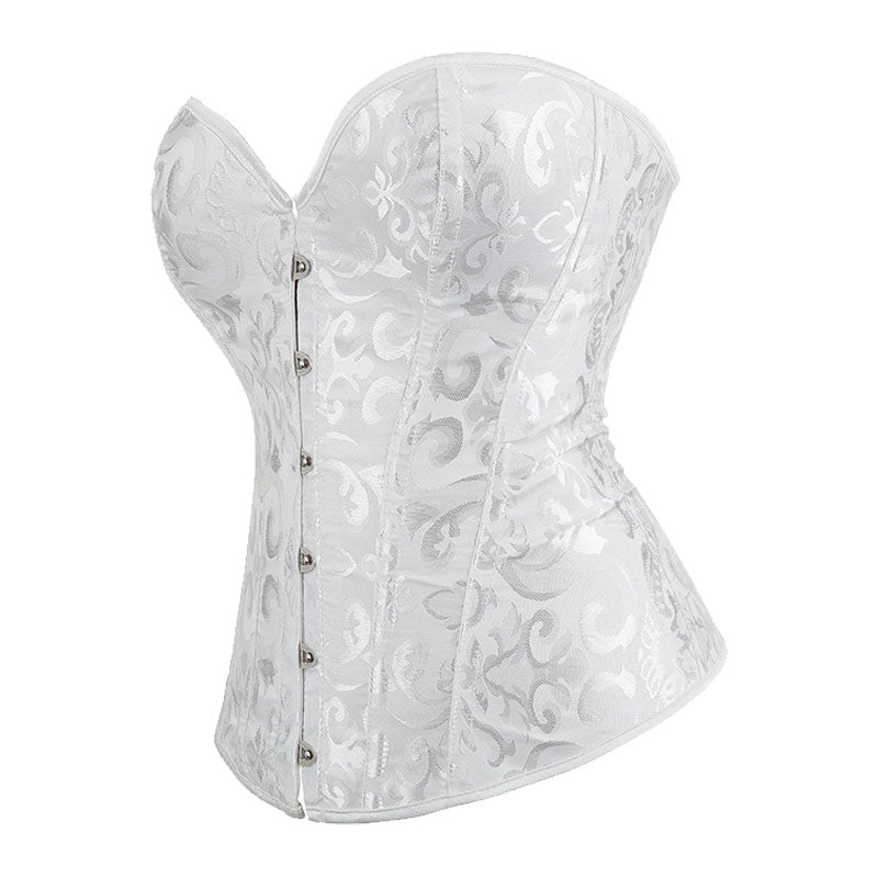 Court Style Bridal Corset Shaper Bust Lifting Waist Cinching Tight Bustier Camisole Tank Top Hourglass Shapewear