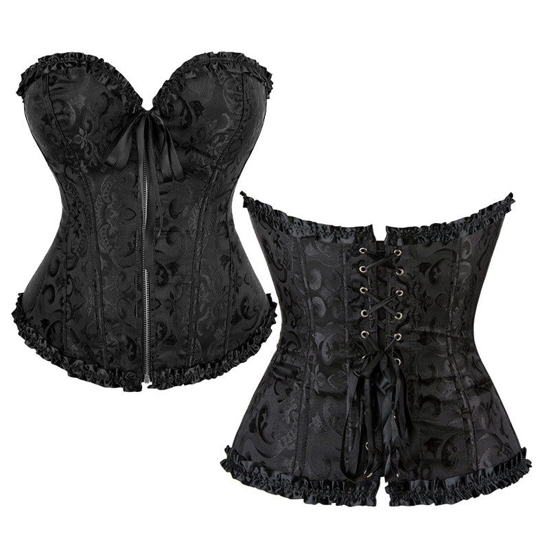 Court-styletro Z Reipper Jacquard Bustier Waist-cinching Corset Cosplay Costumes