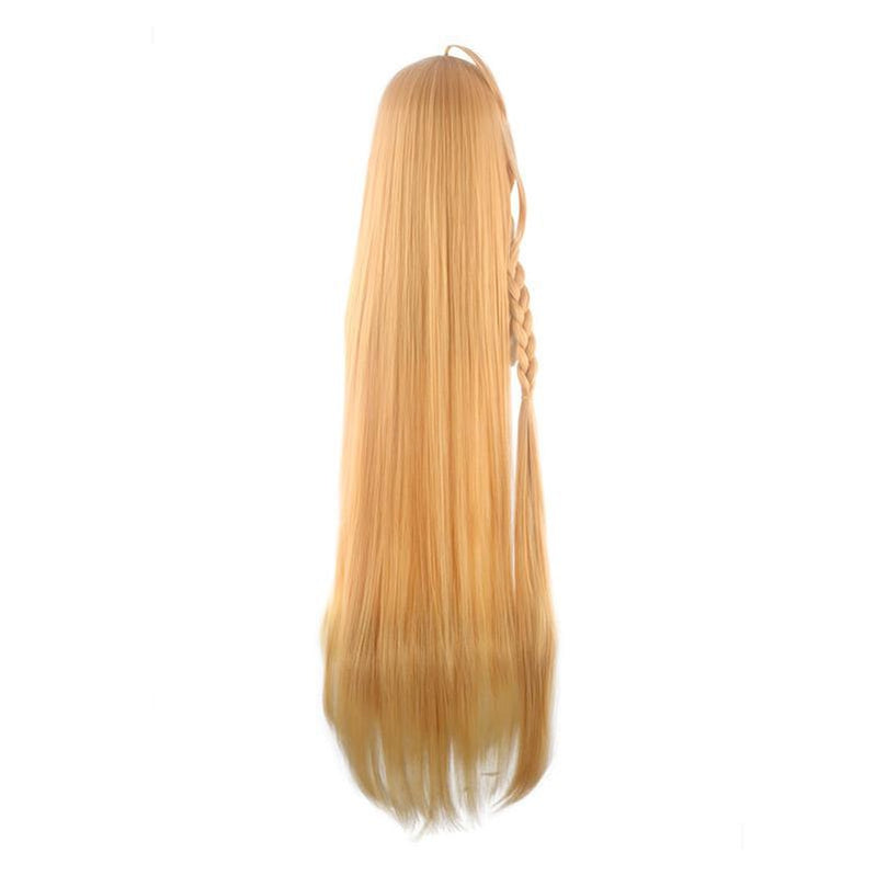 Princess Connect! Re:Dive Eustiana Von Astrea Yellow Gradient 120cm Long Straight Cosplay Wigs