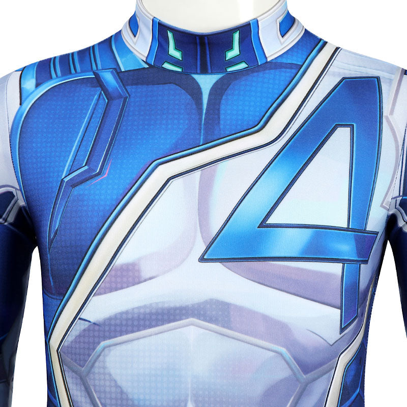 Marvel Rivals Mister Fantastic Kids Jumpsuit Cosplay Costumes