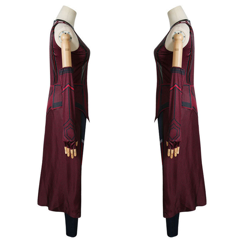 Wanda Vision The Scarlet Witch Cosplay Costumes