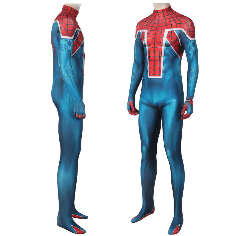 Spider-Man PS5 Spider-UK Suit Cosplay Costumes