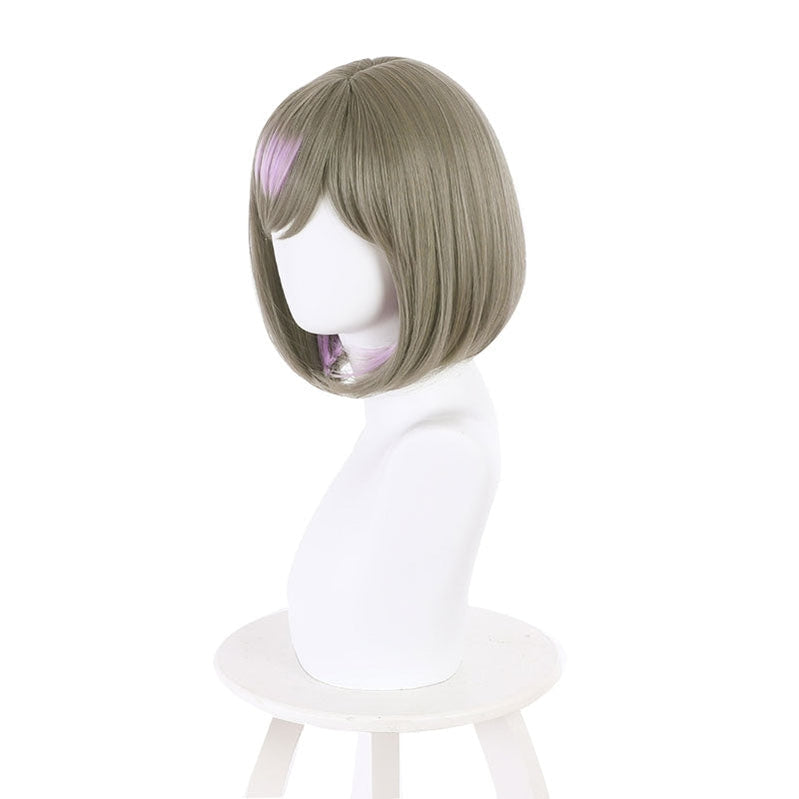 Anime LoveLive!SuperStar!! Tang Keke Cyan Brown Bangs Cosplay Wigs