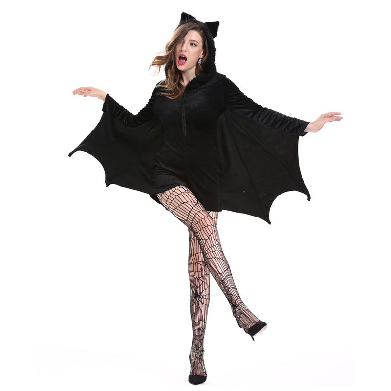 Retro Vampire Bat Halloween Cosplay Costumes