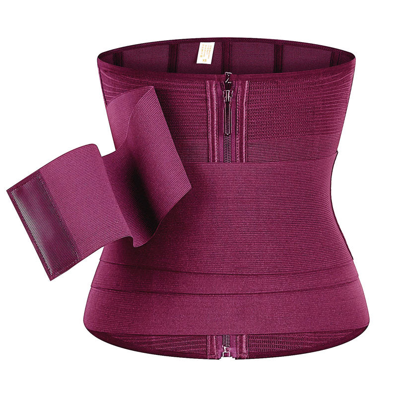 Waist Trainer Belt Waist Cincher Trimmer Ab Belt Tummy Control Body Shaper with Wrap Women and Men