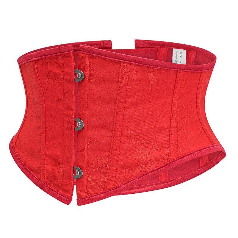 Womens Waist Trainer Cincher Heavy Duty Steel Boned Underbust Waspie Corset