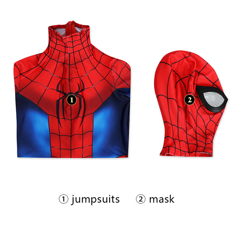 Spider Man: Brand New Day Peter Parker Kids Jumpsuit Cosplay Costume