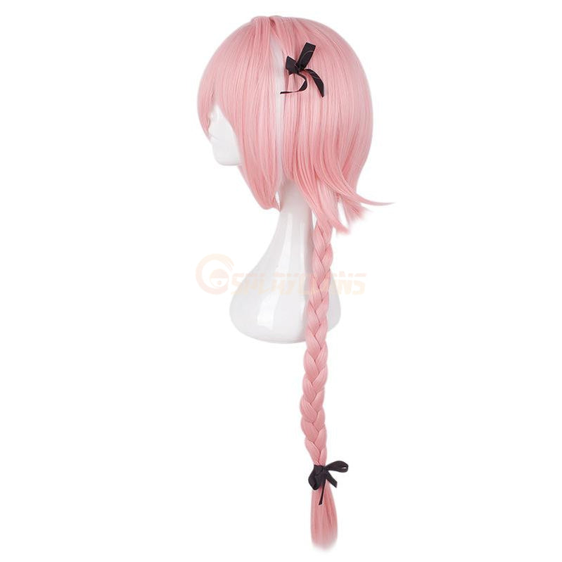 FGO Fate/Grand Order Astolfo Sailor Pink Long braid Cosplay Wigs