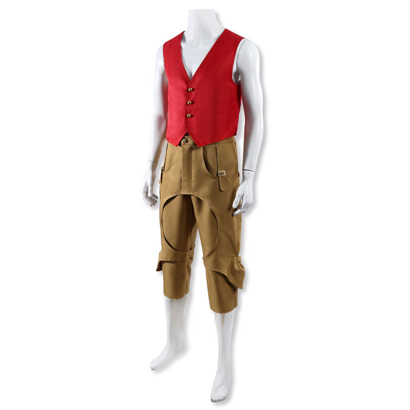 One Piece Live Action Season 2 D. Luffy Cosplay Costumes