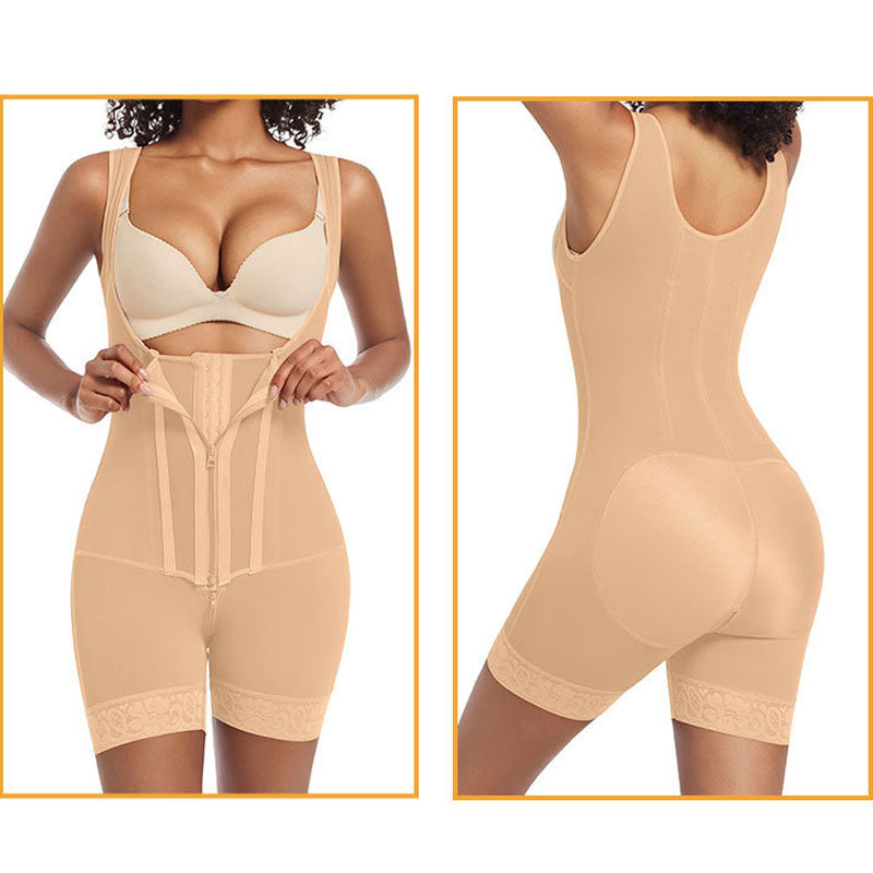 Shapewear Bodysuit for Women Tummy Control Fajas Colombianas Waist Trainer Butt Lifter Thigh Slimmer Full Body Shaper