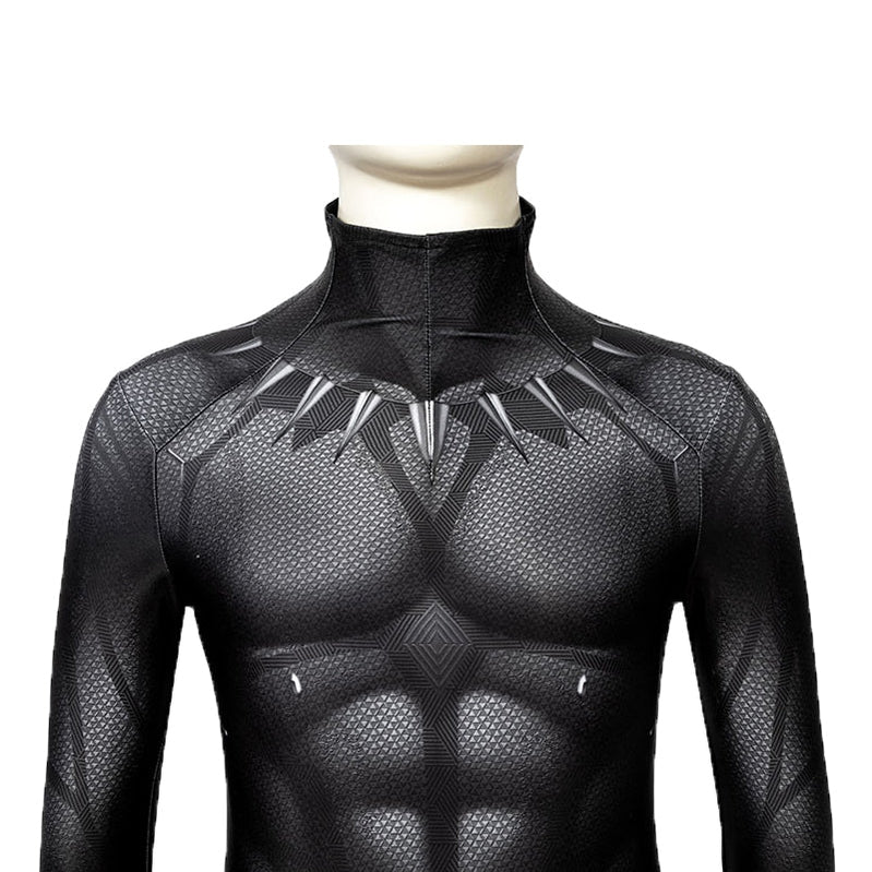 Movie Captain America Civil War Black Panther Children Jumpsuit Cosplay Costume