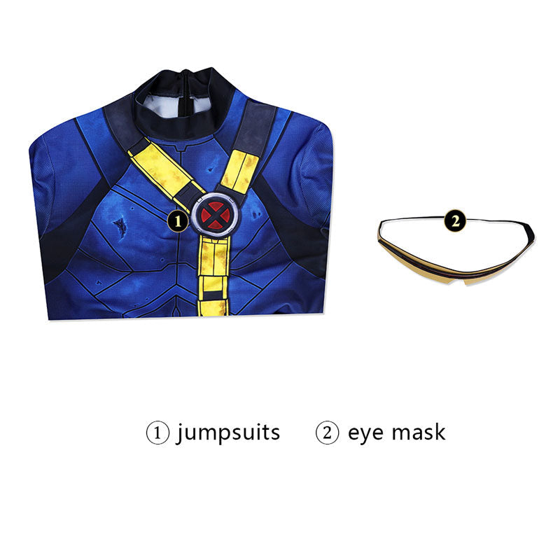 Avengers: Doomsday Cyclops Aldult Jumpsuit Cosplay Costumes