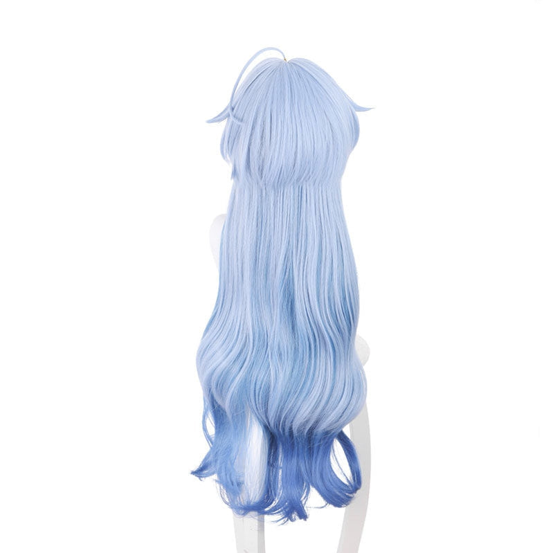 Game Genshin Impact Ganyu Blue Long Cosplay Wigs