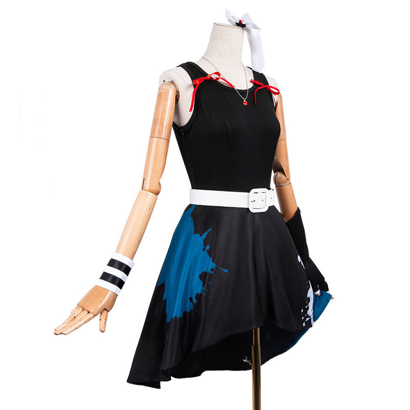 Girls Band Cry Awa Subaru Black Dress Cosplay Costumes